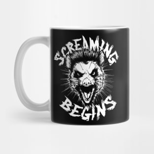 Screaming Begins - Possum 90s Inspired Mug